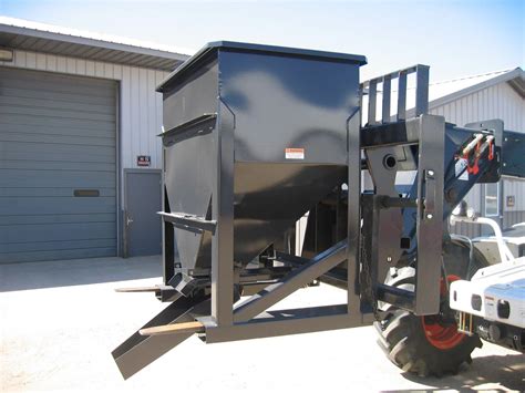 concrete hopper for skid steer iowa|Concrete Hoppers – EQUIPMENTLAND .